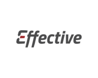 Logotipo da empresa Effective ERP, sistema que a integração da Maker funciona